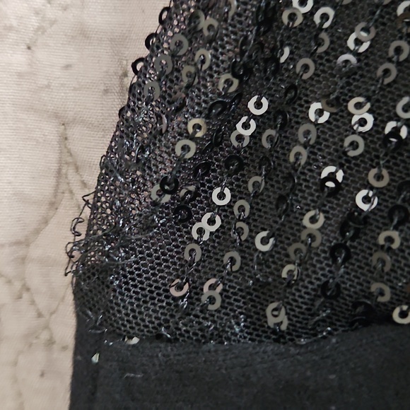 Cece,NWT,Sequin Long Sleeve Mock Neck Sweater,XS - Picture 7 of 11